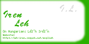 iren leh business card